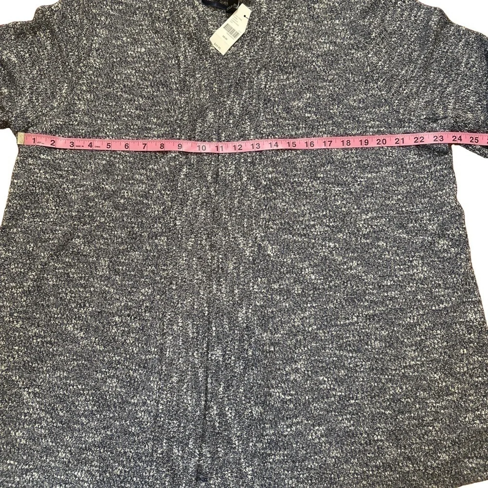 NWT Lane Bryant Cardigan Open Front Blue/Gray/White Size 18/20